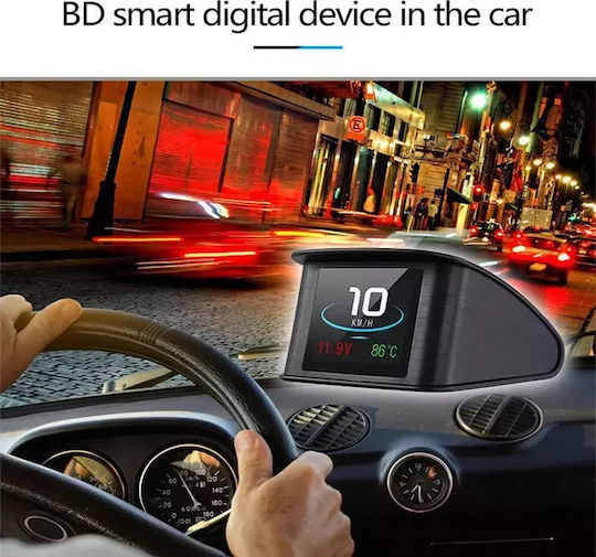 Car OBD2, Head Up Display and Water Temperature Analog Instrument 46mm