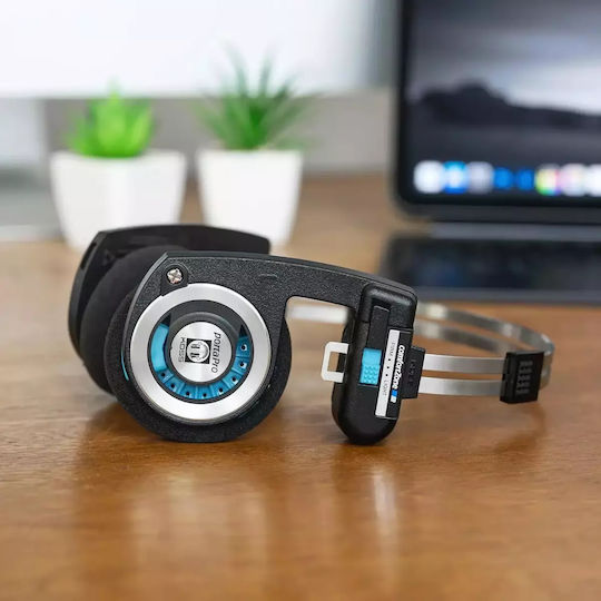 Koss Porta Pro Classic Wireless Wired On Ear Headphones with 20 Hours Playing Time Black Silver