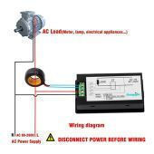 80~260vac 100a Voltage Current Power Energy Meter + Current Transformer Lcd Pzem-061