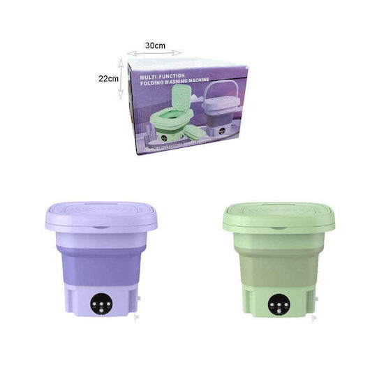 Mini Tragbare Faltbare Waschmaschine in Lila Farbe 2a584d000fd3