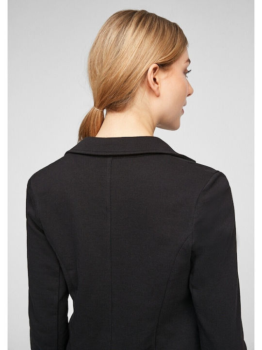 QS Damen Blazer Black
