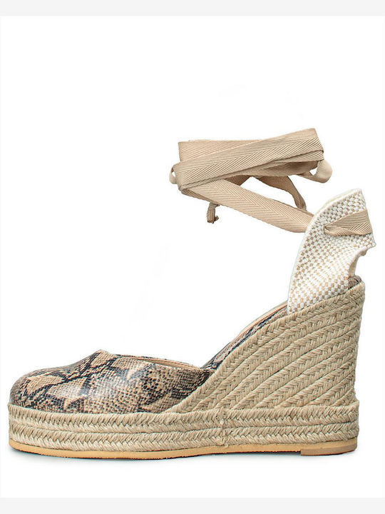 Sante Day2day Women's Platform Espadrilles Beige