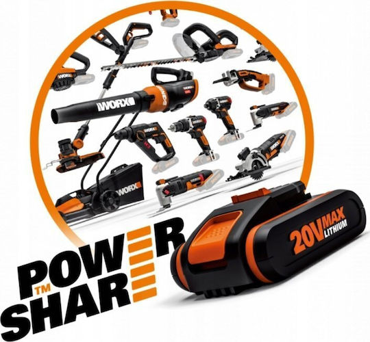 Worx Tool Battery 20V with Capacity 5Ah