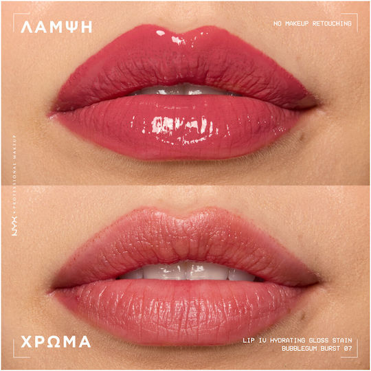 NYX Professional Makeup Lip IV Long Lasting Liquid Lip Stain 07 Bubblegum Burst 5ml