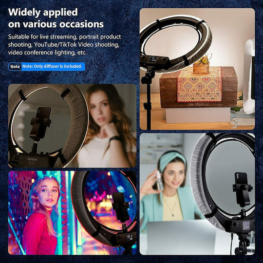 Neewer 46cm 18'' Collapsible Softbox Diffuser Ring Lights 10088244