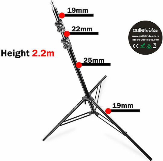 Set Iluminare Softbox Diat Xl2 2 Becuri 1350w 22.000 Lumeni