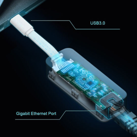 TP-LINK UE300C USB-C Network Adapter with Wired Gigabit Ethernet Connection Standard v5