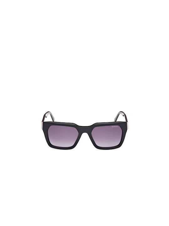 Guess Women's Sunglasses with Black Plastic Frame and Purple Gradient Lens GU00172 01B