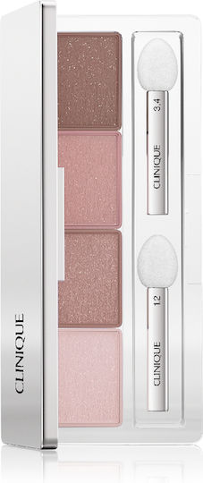 Clinique All About Shadow Paletă cu Farduri de Pleoape Formă Solidă Pink Chocolate 3.3gr