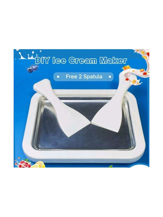 Ice Roll Maker Παγωτομηχανή Μέταλλο Sn23521-20 Λευκό Ice Roll Maker Παγωτομηχανή Μέταλλο Sn23521-20 Λευκό