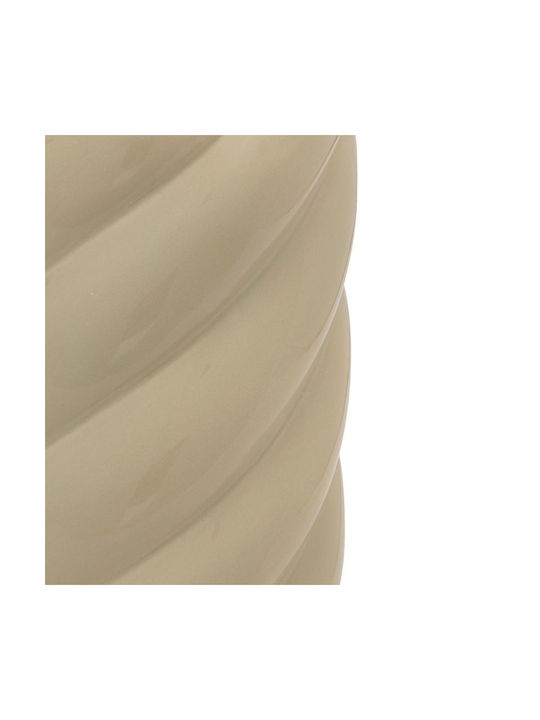 Pakketo Vază Decorativă Ceramică Dermel Bej 12x12x25cm 1buc
