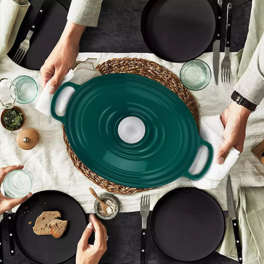 Tefal Elegance Tiefer Topf aus Gusseisen 4.2Es / 24cm E2764604