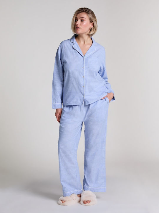 Hunkemöller Winter Women's Pyjama Top Blue