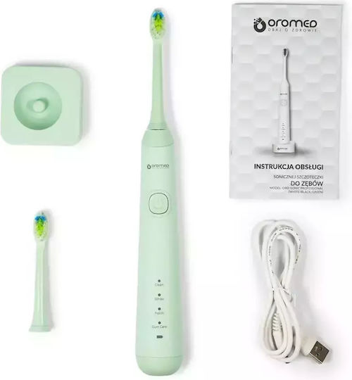 Oromed Oro-sonic Electric Toothbrush Green