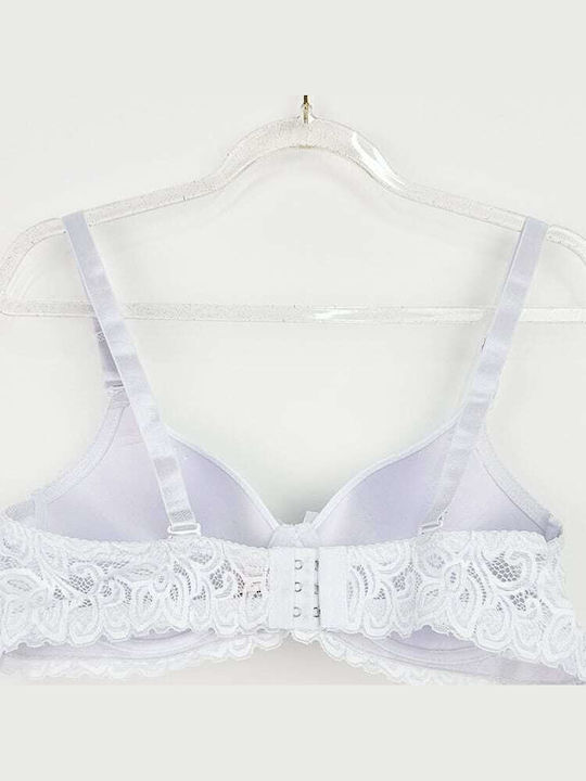 Push Up Bra without Underwire White