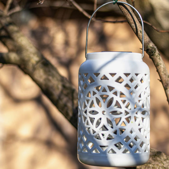 Lustră Decorativă Lampion Alb