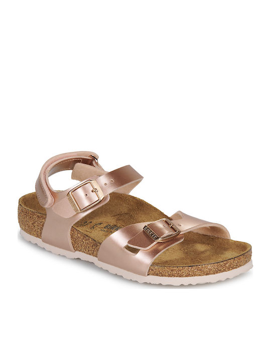 Birkenstock Rio Electric Ανατομικά Χρυσά Birkenstock Rio Electric Ανατομικά Χρυσά