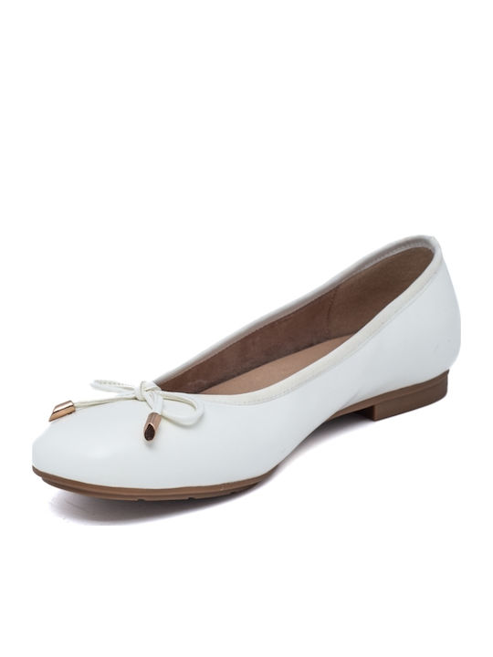 Damen Ballerinas in Beige Farbe