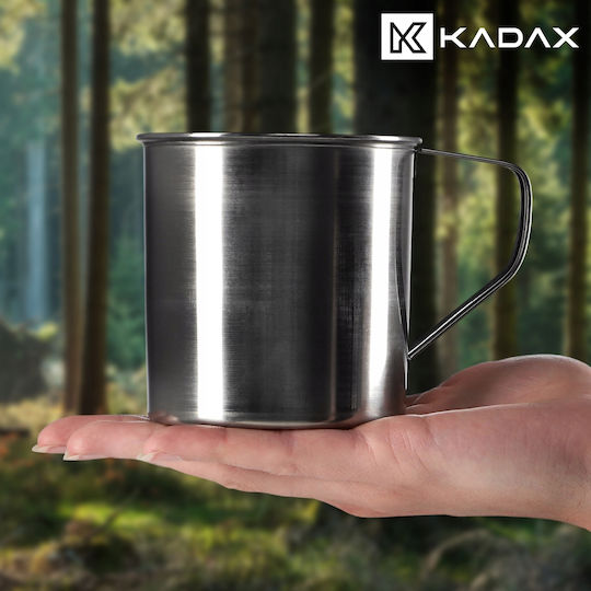 Kadax Stainless Steel Mug 400ml Travel Mugs 2pcs