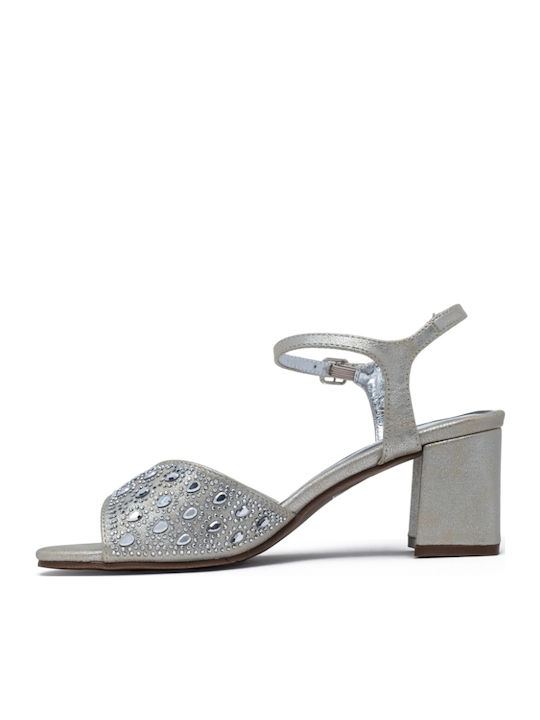 Sandalen Silber