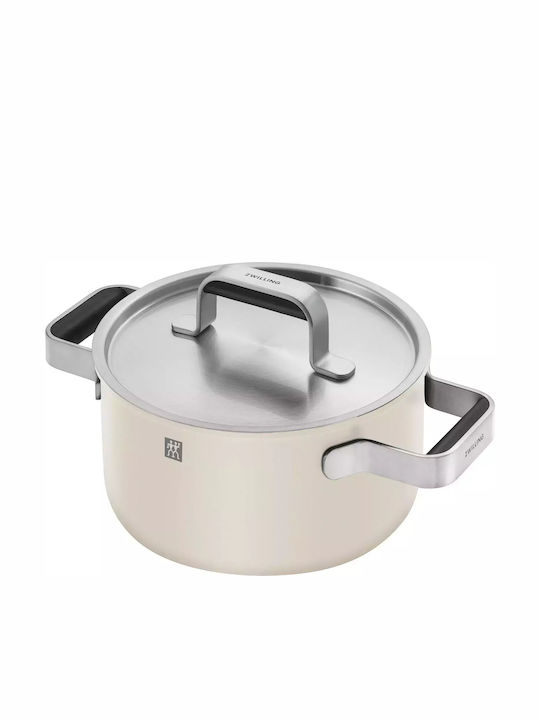 Zwilling J.A. Henckels Pure Σετ Μαγειρικά Σκεύη από Ανοξείδωτο Ατσάλι Beige 9τμχ