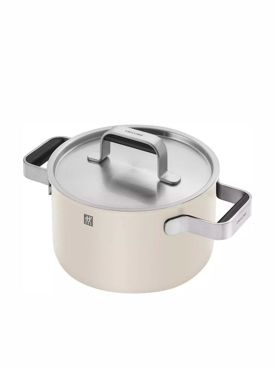 Zwilling J.A. Henckels Pure Σετ Μαγειρικά Σκεύη από Ανοξείδωτο Ατσάλι Beige 9τμχ