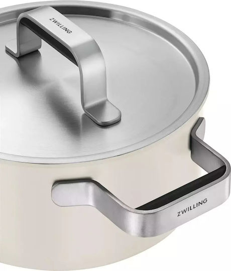 Zwilling J.A. Henckels Pure Комплект Съдове За Готвене От Неръждаема Стомана Бежов С Керамично Вътрешно Покритие 5 Части