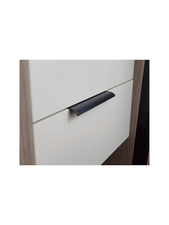 Marmouris Handle Furniture made of Metallic Nickel Matte 150mm (Center Distance 128mm) 10300284 1pcs