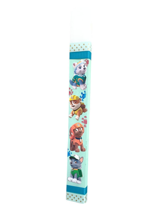 Παιδική Πασχαλινή Λαμπάδα Paw Patrol Πλακε Κερί 28x3cm