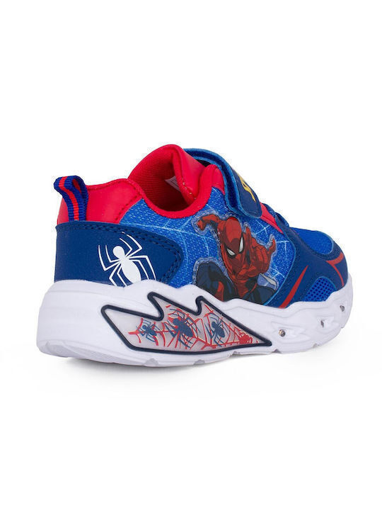 Kids Sneakers with Scratch & Lights Blue