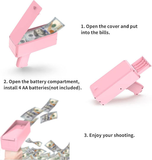 Super Money Gun Εκτοξευτής Χρημάτων Αξεσουάρ Πάρτυ CJ-4044842