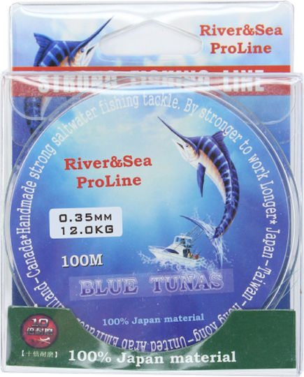 Tpster Fishing Line Nylon 159-11 Green 0.35mm Max12kg 100m 19376