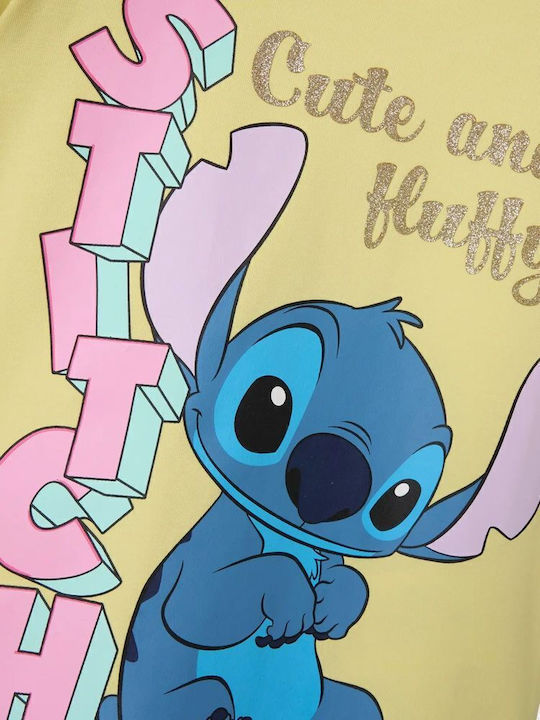 Детска тениска Жълт Stitch