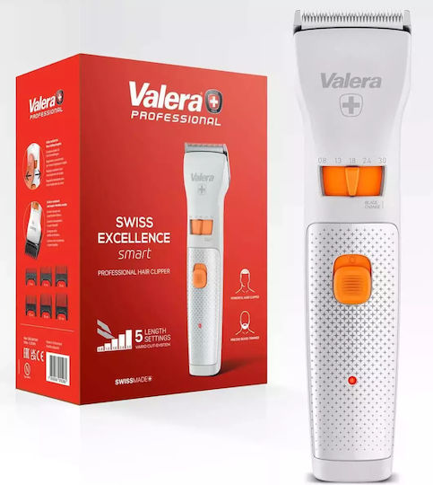 Valera Professional Rechargeable Hair Clipper White VAL53000105