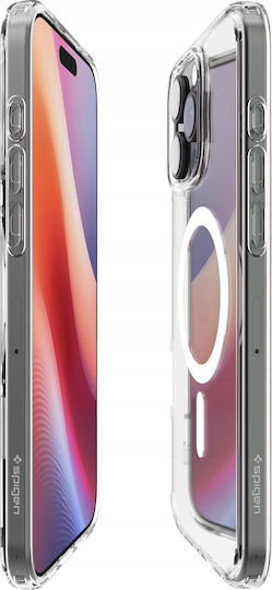 Spigen Crystal Hybrid Back Cover Σιλικόνης Λευκό (iPhone 16 Pro)