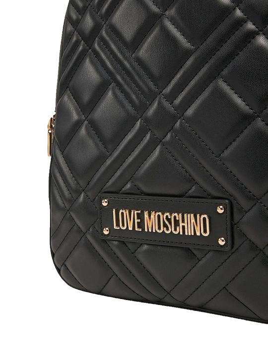 Moschino Γυναικεία Τσάντα Πλάτης Μαύρη