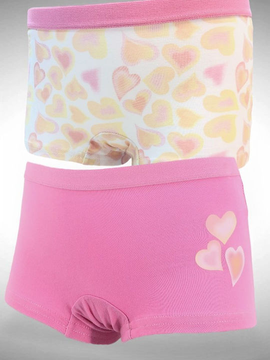 IDER Set of Kids' Boxers Pink 2pcs