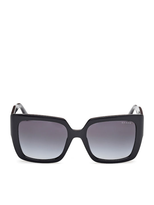 Guess Women's Sunglasses with Black Plastic Frame and Gray Gradient Lens GU00200 01B