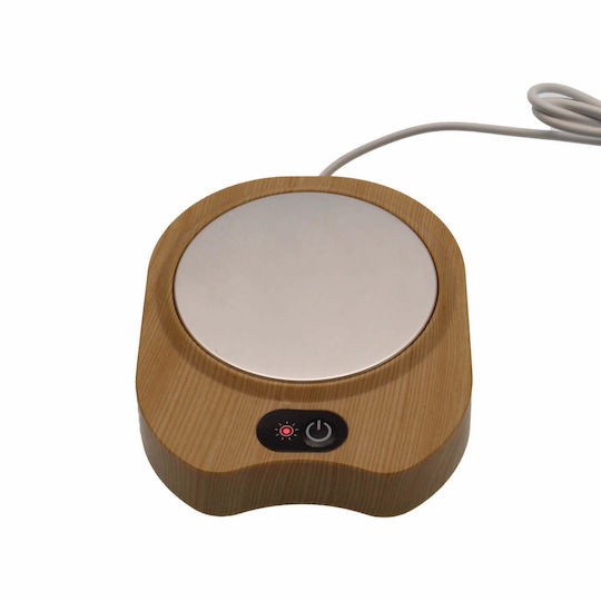 USB Heated Mug Warmer 10W Brown OEM