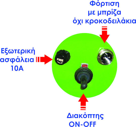 Zefiros Sulfurizer with Battery 12Ah