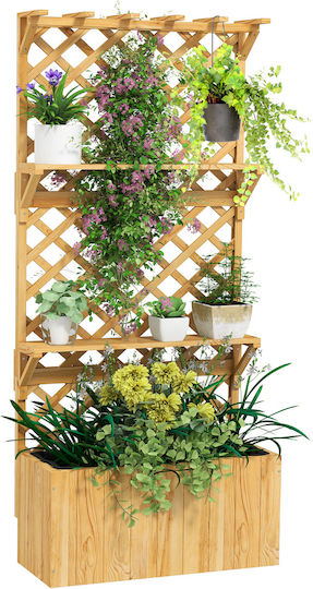Outsunny Planter Box Wooden 76x33x177cm.