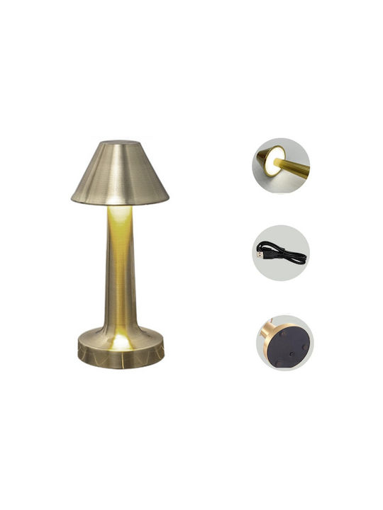 Verk Group Διακοσμητικό Φωτιστικό LED Θερμό Λευκό 23.5x9.5εκ.