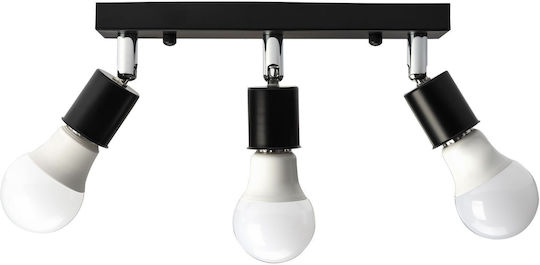 Ceiling Light Reflector Plafon App699-3c Black
