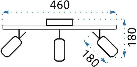 Ceiling Wall Light Spot App747-3c
