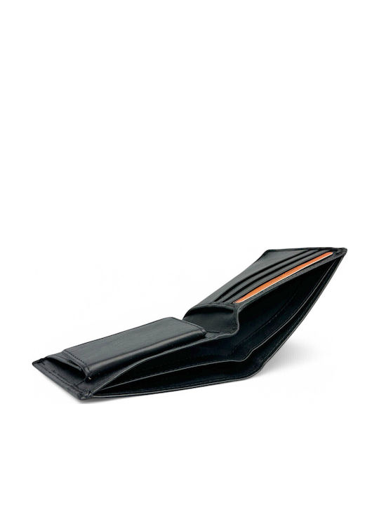 Leather Men's Wallet Classic with RFID Black