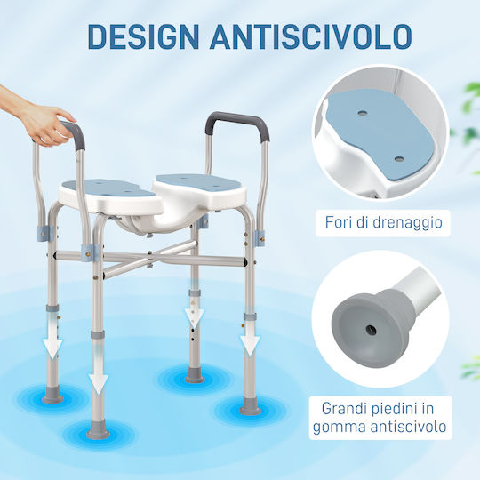 HomCom Toilet Chair 712-065V00LB