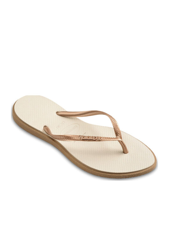 Slim Point Damen Zehentrenner Bronze