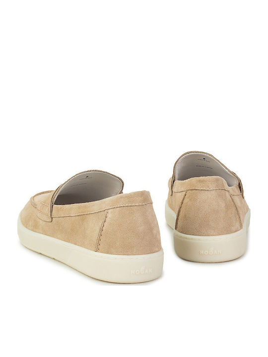 Mocasini barbati in Bej Culori