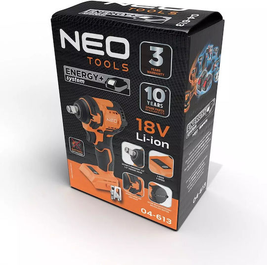 Neo Tools 04-613 Безчетков Ударен гайковерт Соло с Приемник 1/2"