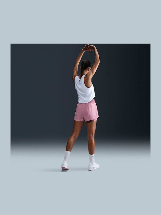 One Women's High-waisted Sporty Shorts Dri-Fit Pink